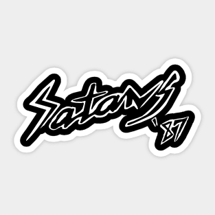 Satans '87 Sticker